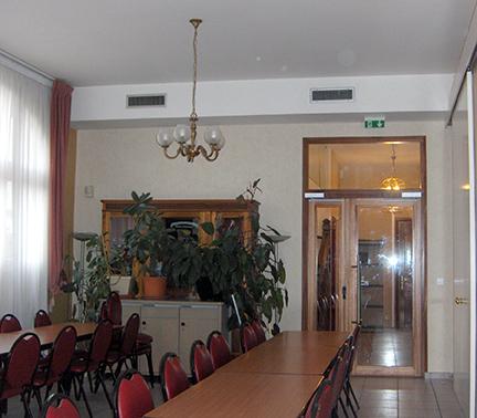 La salle de réception