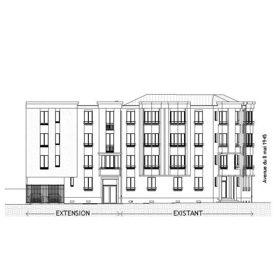 Façade rue Adolphe Devaux