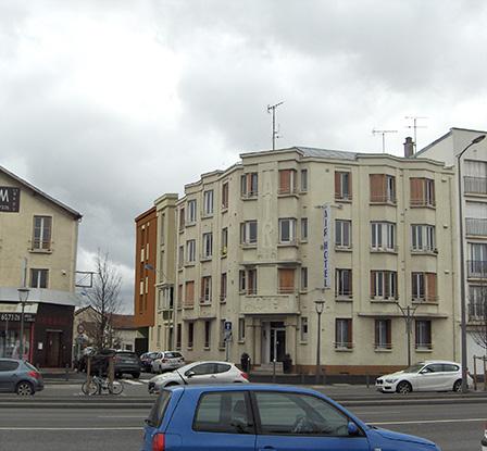 Vue depuis l'avenue du 8 mai 1945