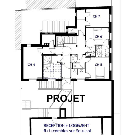 Plan du rez-de-chaussée - PROJET