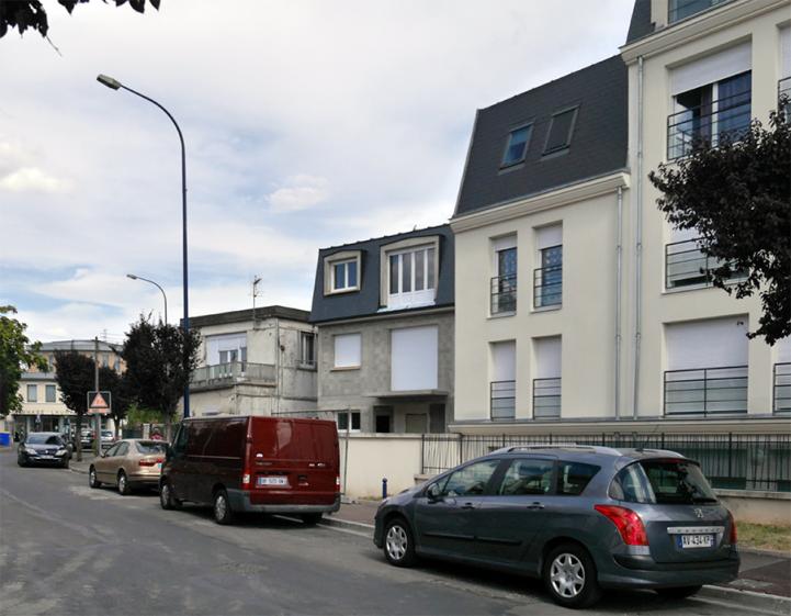 Depuis la rue de la République