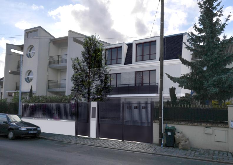 Depuis la rue Demolin