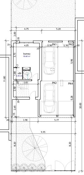 Plan du rez-de-chaussée