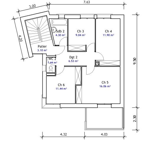 Plan de l'étage