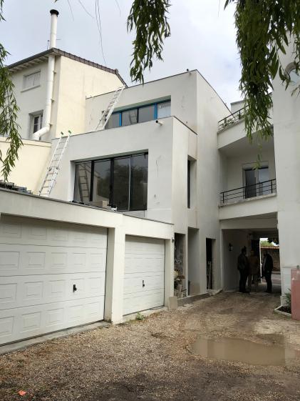 façade sur jardin, après  travaux