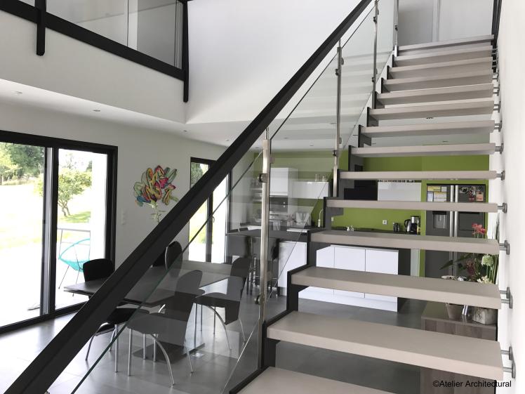 Escalier métallique