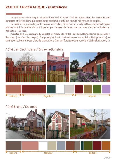 EXTRAIT DE FICHE DE RECOMMANDATIONS : LA PALETTE CHROMATIQUE
