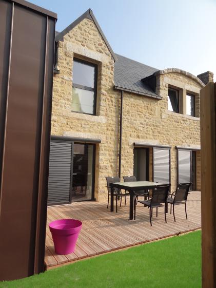 Terrasse Bois d'une longère