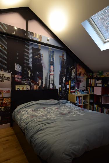 Chambre loft - La Madeleine - Jacques LENAIN Architecte Lille