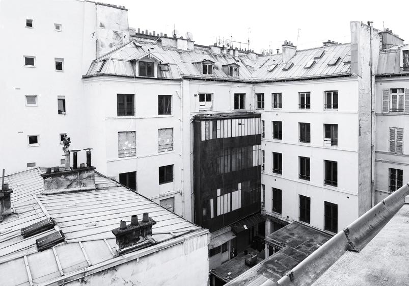 vue sur cour - existant