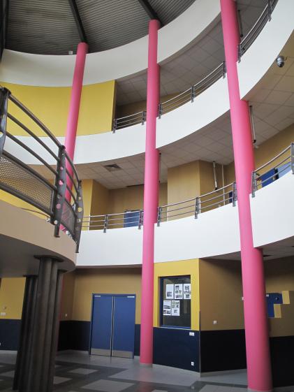 Hall atrium mise en peinture