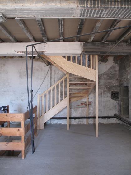 Création escalier bois