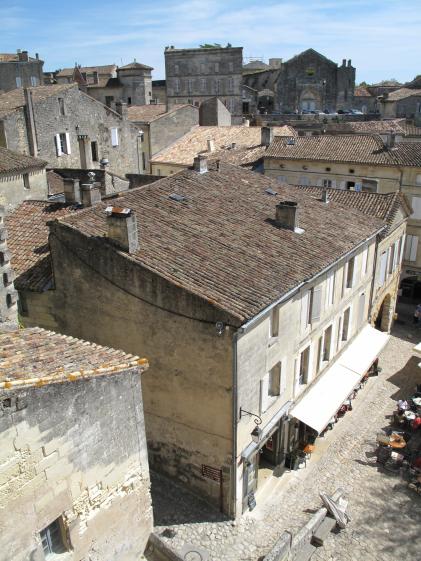Vue plongeante sur toiture