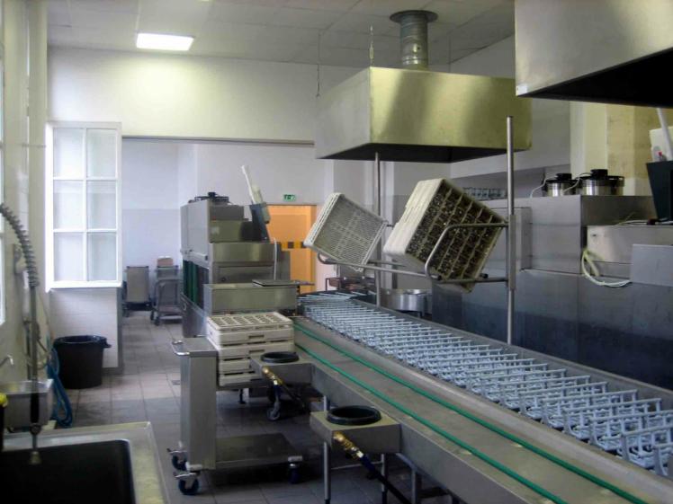 Vue intérieure auto-laveuse