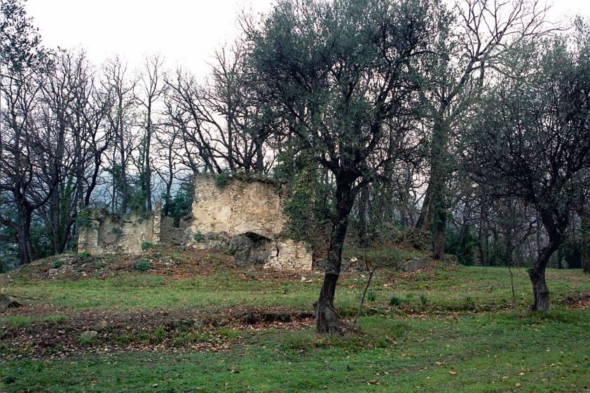 Vue d'ensemble des anciennes ruines