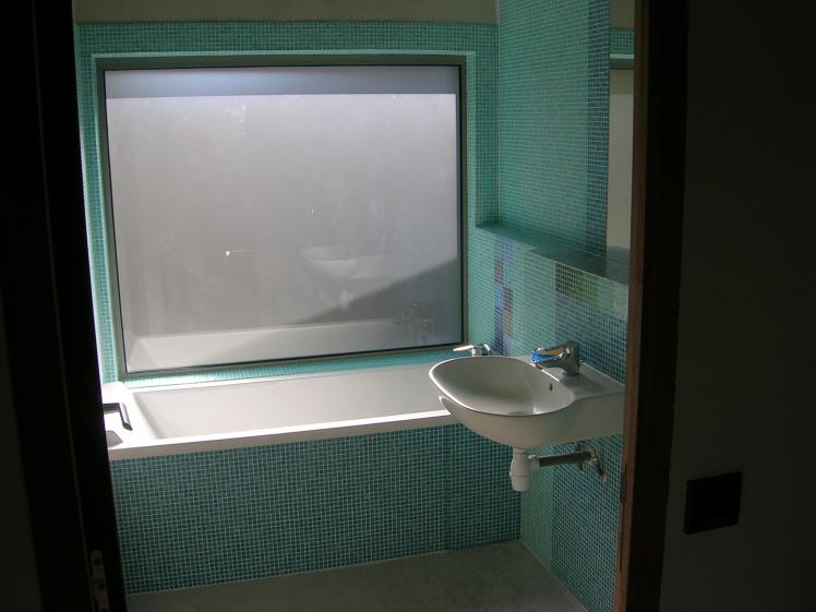 La salle de bains en mosaïque