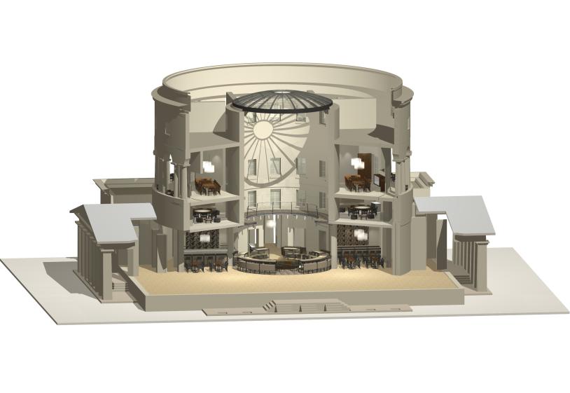 Coupe  perspective sur le projet