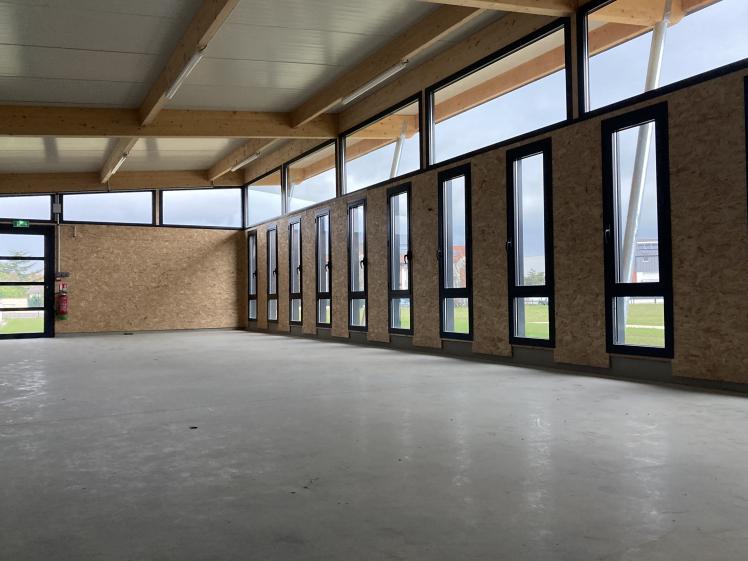 interieur du pas de tir fermé