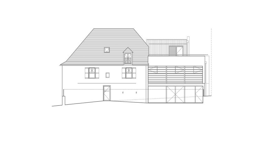 FAÇADE SUD - PROJET