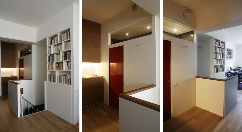 PARTIE REALISEE - CUISINETTE ET CABINET DE TOILETTE