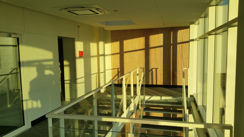 Palier R+1 du hall de distribution