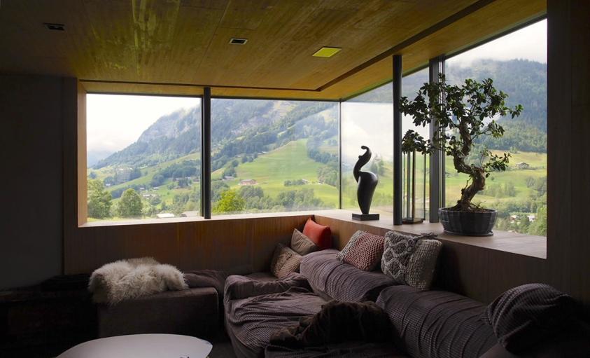 Chalet Papillon - Salon Nord-Ouest