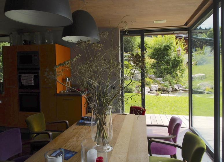 Chalet Papillon - Repas Terrasse Sud