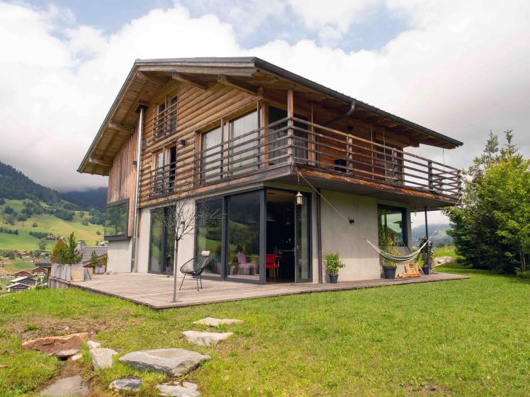 Chalet Papillon - Vue Sud-Ouest Terrasse Repas