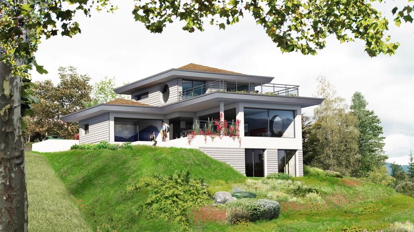 Villa bioclimatique à Argonay - Dossier PC