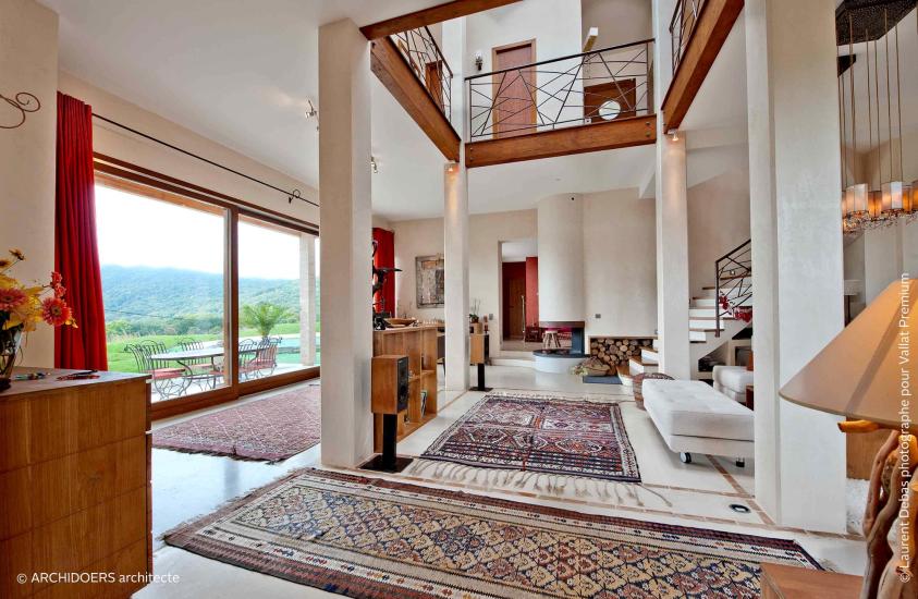 Villa bioclimatique Epagny - Salon