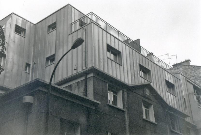 Façade ouest sur rue