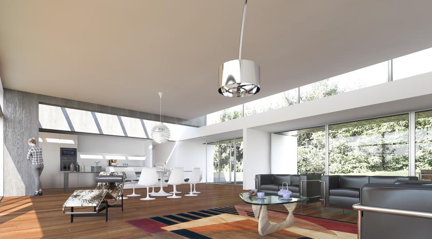 Reconfiguration lourde d'une maison de l'architecte Jean Pierre Watel situé à Vi