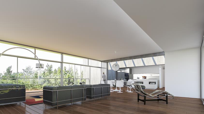 Reconfiguration lourde d'une maison de l'architecte Jean Pierre Watel situé à Vi