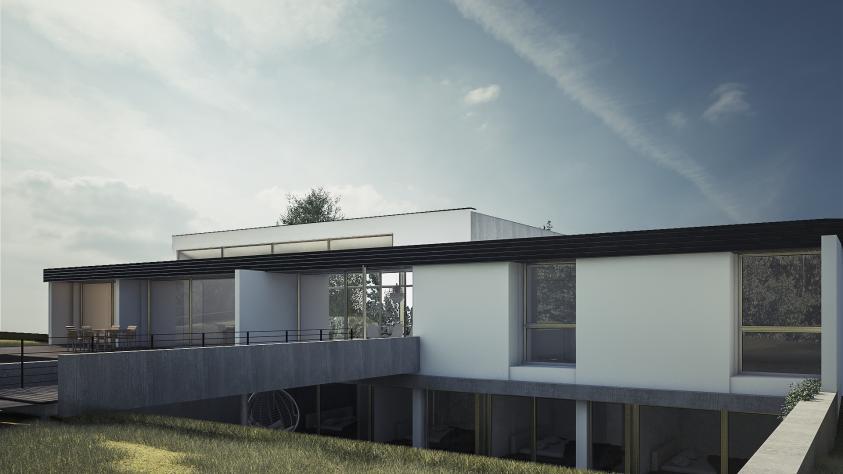 Reconfiguration lourde d'une maison de l'architecte Jean Pierre Watel situé à Vi