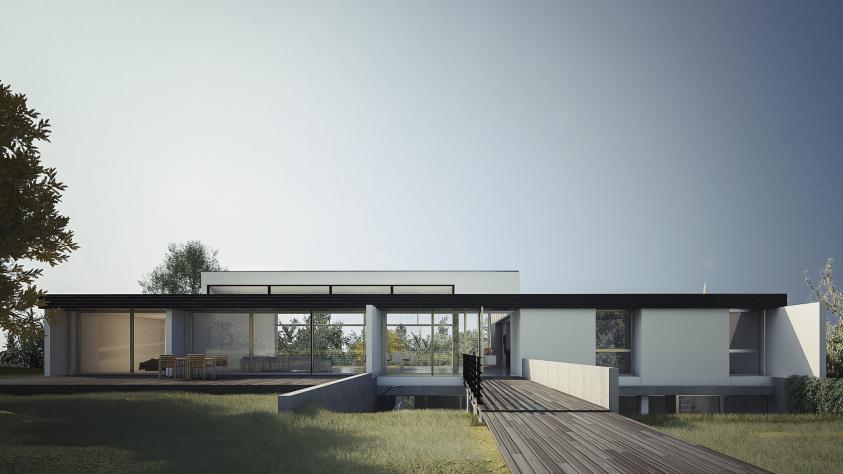 Reconfiguration lourde d'une maison de l'architecte Jean Pierre Watel situé à Vi