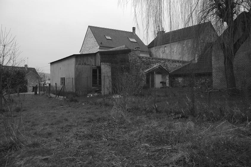 Saint-Eugène, extension maison, existant jardin 