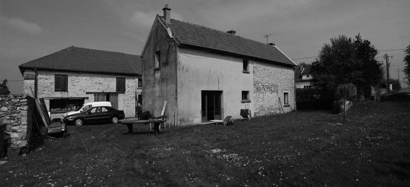 Condé-en-Brie, extension maison, existant jardin