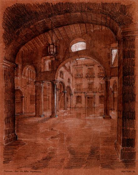 crayon 1995 Syracuse, cour via della Maestranza