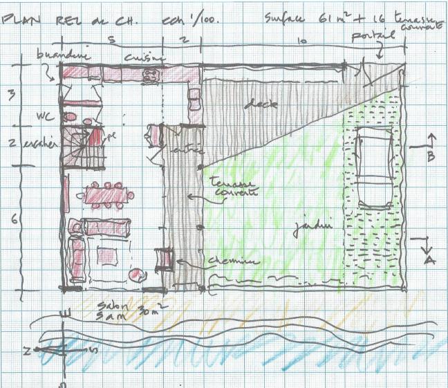 ile Tudy - esquisse intermédiaire - plan