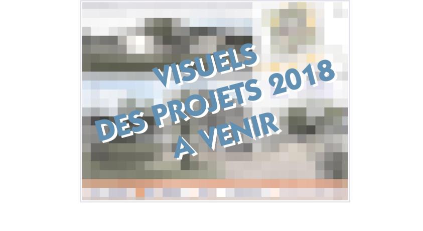 PROJETS 2018 EN COURS - VISUELS A VENIR.