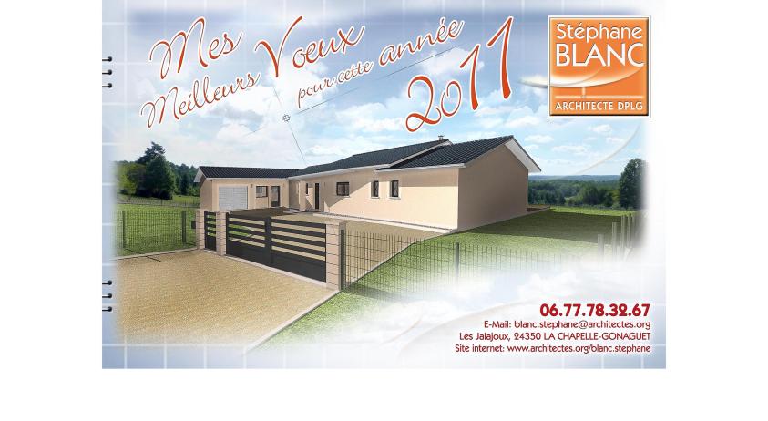 MES MEILLEURS VOEUX POUR CETTE ANNEE 2011.
