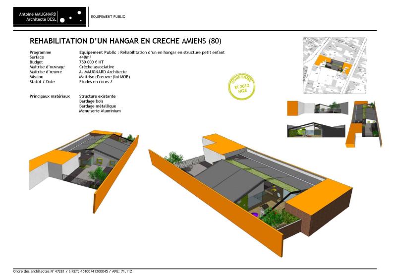 Réhabilitation d'un hangar en crèche