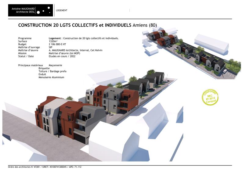 Construction de 20 logements collectifs et individuels