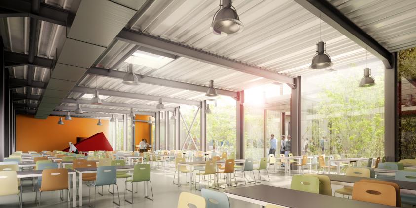 Extension du restaurant universitaire du CROUS à Cronenbourg