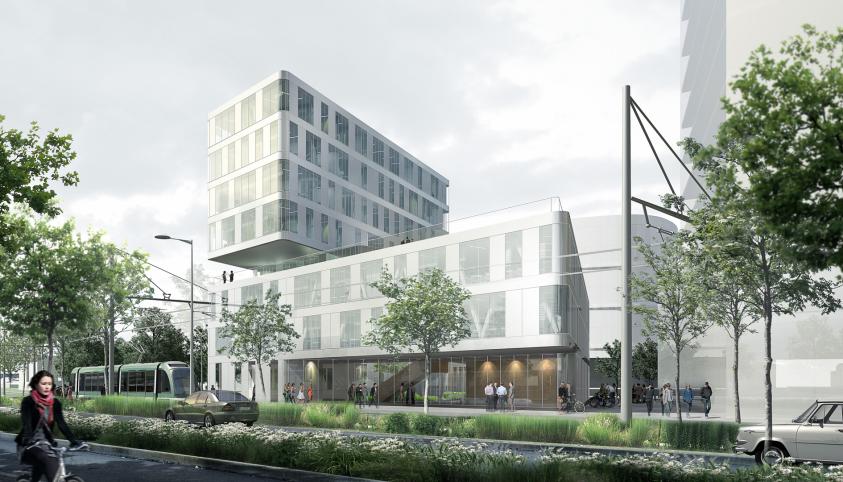 Construction du nouveau site pour l'INET et le CNFPT à Strasbourg