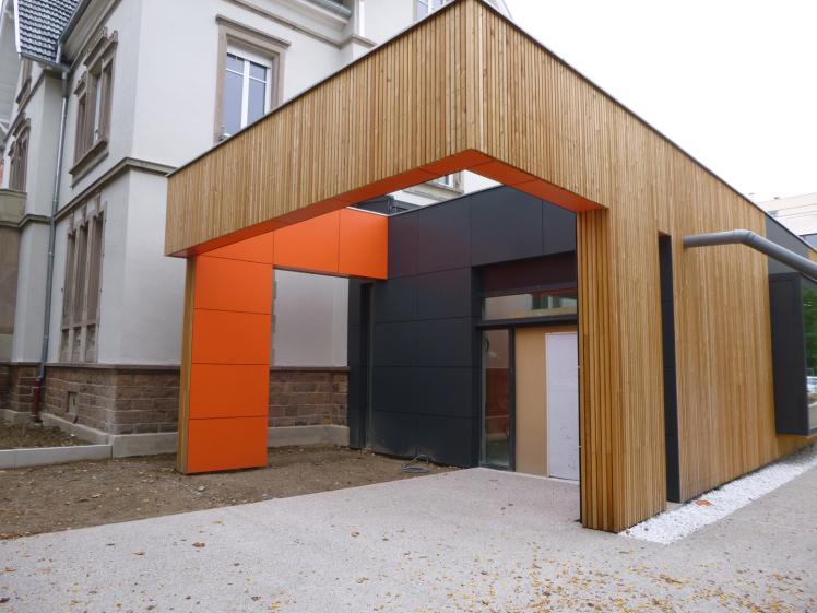 Construction de la maison de la Ligue contre le cancer à Colmar