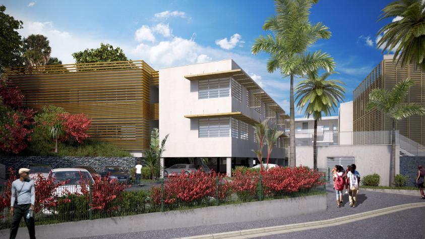 Extension du Collège de M'GOMBANI (Mayotte) avec Endémik