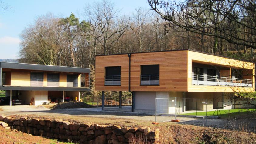 maison passive en bois massif