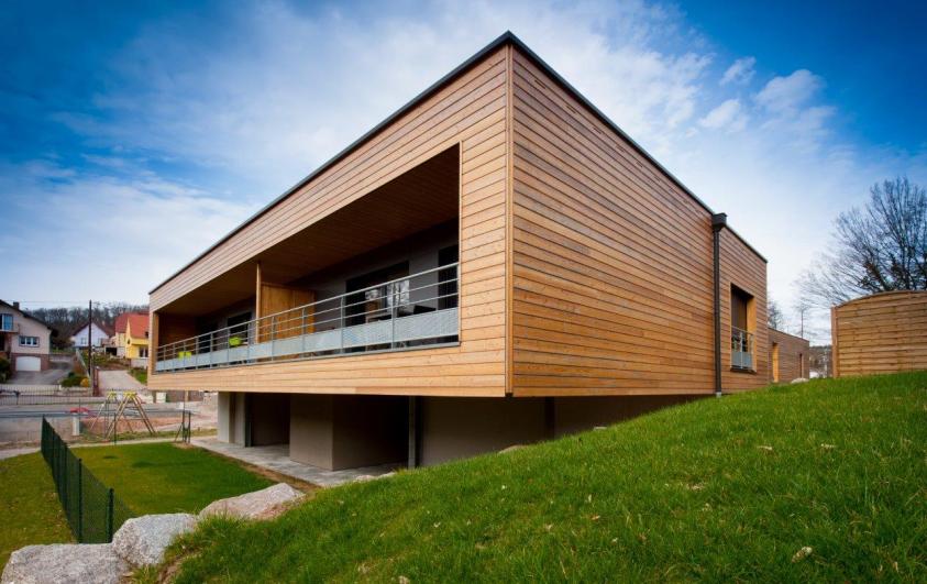 maison passive en bois massif 