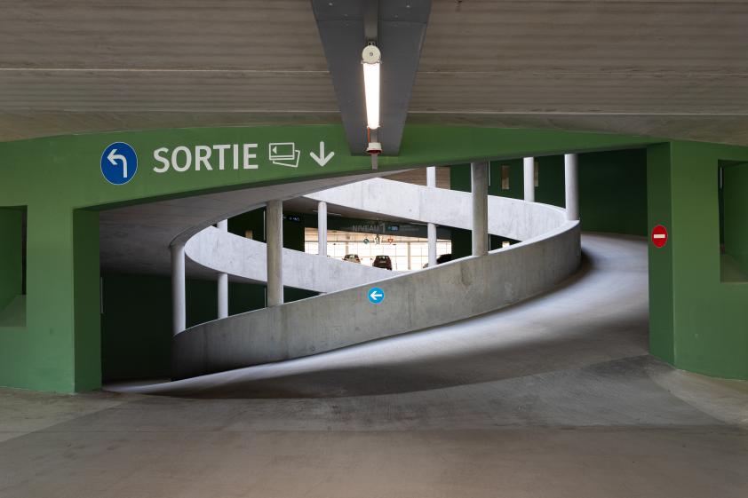 Des espaces colorés et une signalétique lisible